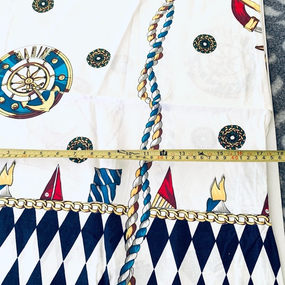 Pack of 2 cotton pillow cases with marine prints - Picture 3 of 5